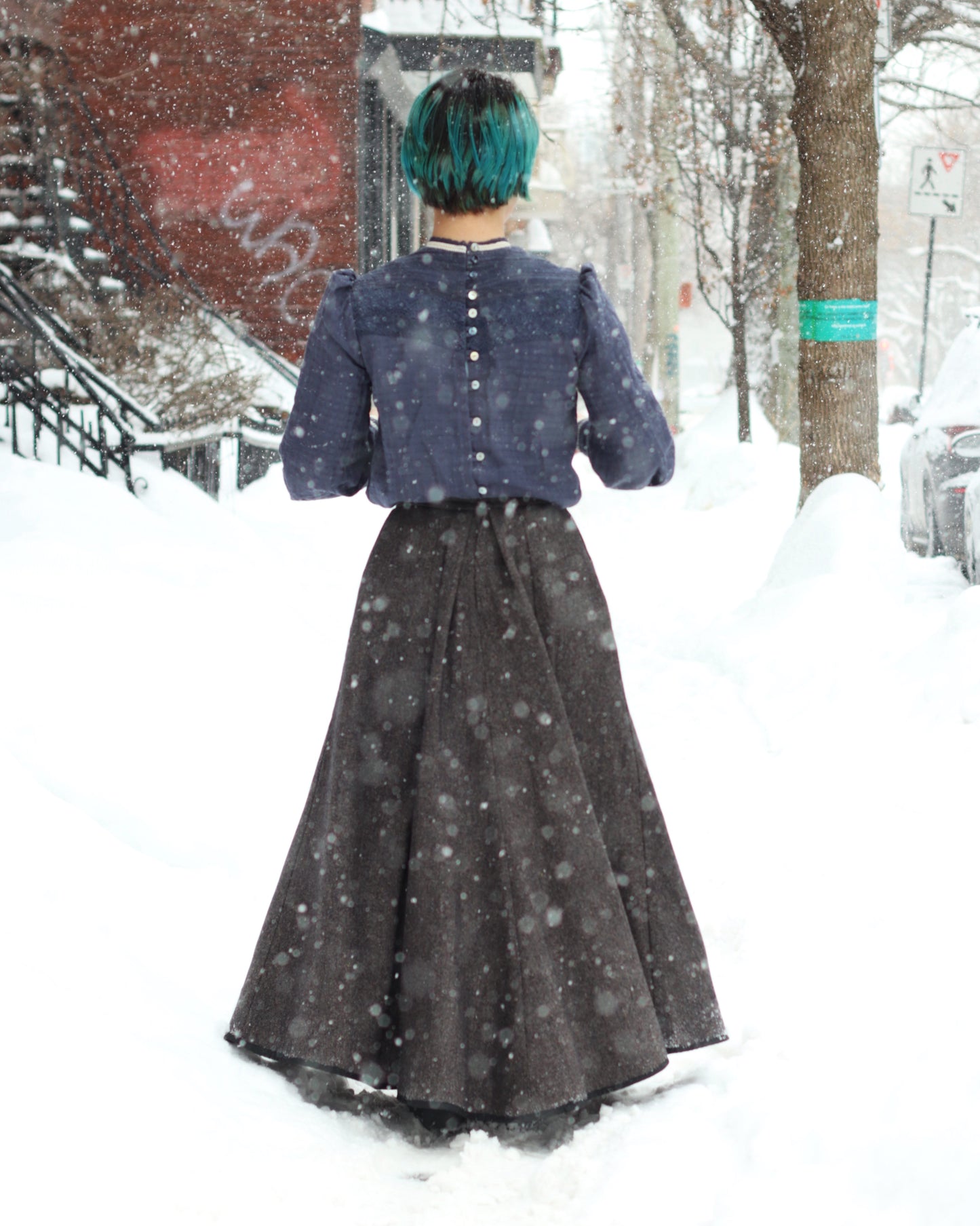 1900s Trumpet Skirt pdf Sewing Pattern