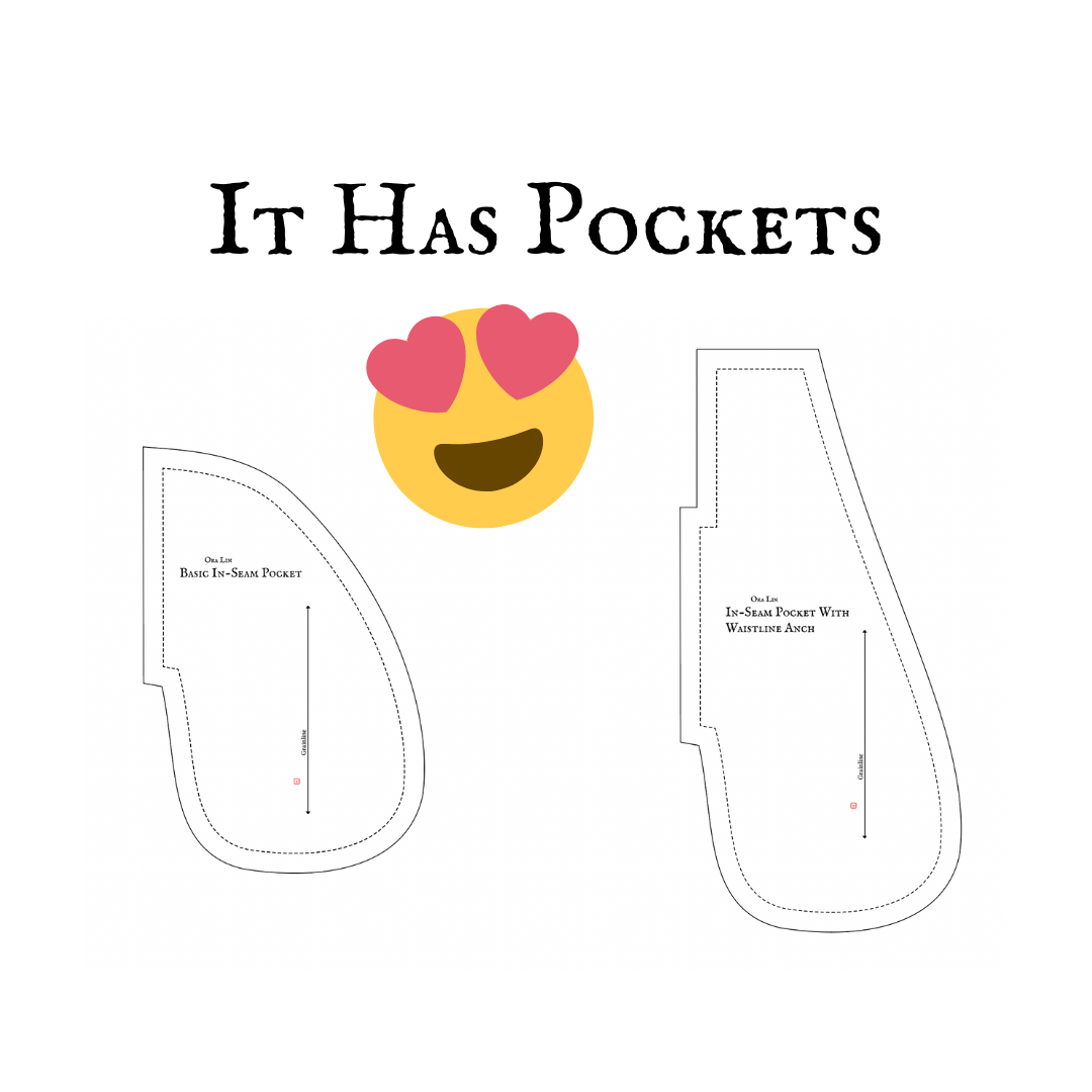 Free Pocket pdf Sewing Pattern