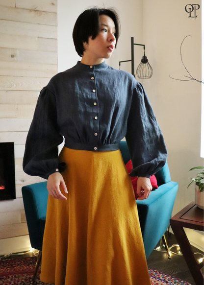 Leah Blouse 1860s Shirt pdf Sewing Pattern