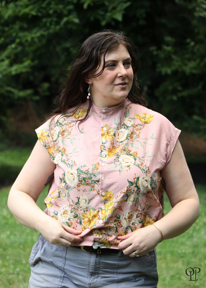 Leah Blouse 1860s Shirt pdf Sewing Pattern