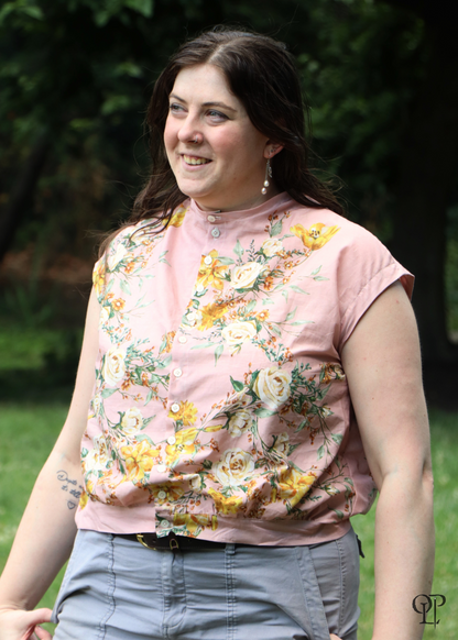 Leah Blouse 1860s Shirt pdf Sewing Pattern